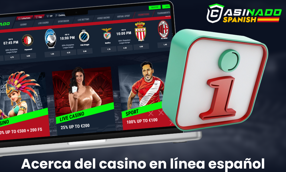 Más información sobre Casinado Spain online casino