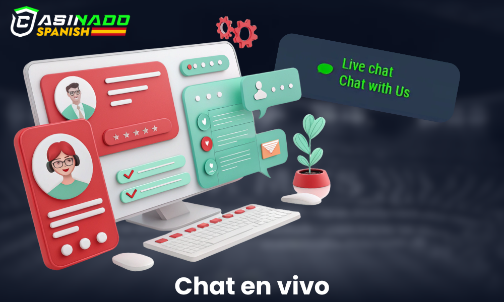 También está disponible el chat en línea